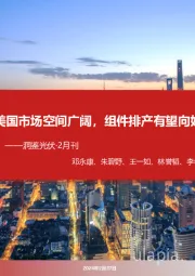 洞鉴光伏·2月刊:美国市场空间广阔,组件排产有望向好