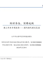海上风电专题报告：国内海风建设复盘-做好准备，深蹲起跳