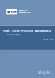 电新周报:上海发布新一轮汽车补贴政策,美国通过聚变监管法案电力设备与新能源