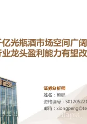光瓶酒行业专题报告：千亿光瓶酒市场空间广阔，行业龙头盈利能力有望改善