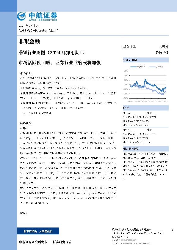 市场活跃度回暖,证券行业监管或将加强