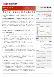 有色金属行业深度分析：资源为王：全球锂矿23年四季报更新