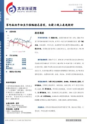 家电行业周报:家电板块年初至今涨幅排名居首,白厨小线上表现较好