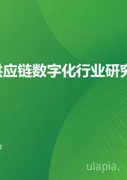 中国供应链数字化行业研究报告：趋势洞见