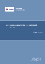 2024财年印度冶金煤进口预计增长5%，关注炼焦煤配置煤炭开采