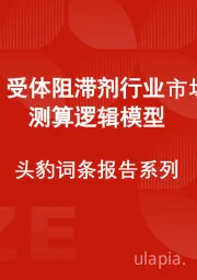 中国β受体阻滞剂行业市场规模测算逻辑模型 头豹词条报告系列