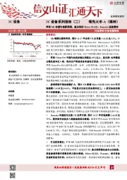 3C设备系列报告（二）：苹果XR有望引领新周期，重点利好Micro OLED、Pancake设备需求