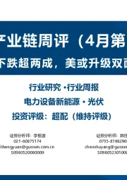 光伏产业链周评（4月第3周）：高纯石英砂价格下跌超两成，美或升级双面组件进口壁垒