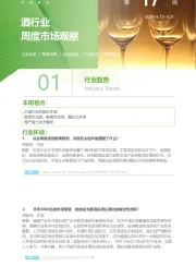 酒行业周度市场观察2024年第17周