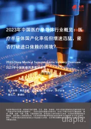 2023年中国医疗半导体行业概览：医疗半导体国产化率低但增速迅猛，能否打破进口依赖的困境？