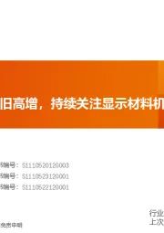 非金属新材料行业研究周报：Q1折叠手机依旧高增，持续关注显示材料机会