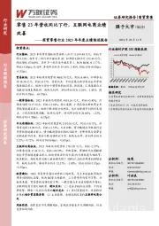 商贸零售行业2023年年度业绩综述报告:零售23年营收同比下行,互联网电商业绩改善