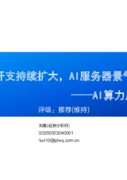 AI算力月度跟踪（202405）：互联网资本开支持续扩大，AI服务器景气度逐季提升