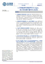 新能源板块行业月报：4月新能源车渗透率同比+12pct，动力电池装车量同比+40.9%