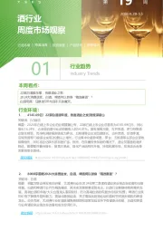 酒行业周度市场观察第19周
