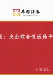 医药生物行业专题：国药集团：央企综合性医药平台龙头