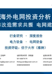 海外电网投资分析:新建与改造需求共振 电网建设提速