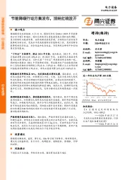电力设备：节能降碳行动方案发布，消纳红线放开