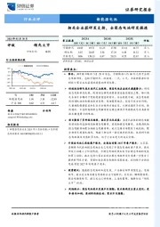 新能源电池行业点评：相关企业获研发支持，全固态电池研发提速
