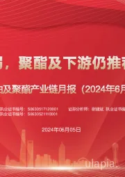 原油及聚酯产业链月报（2024年6月）：原油供需走弱，聚酯及下游仍推荐一体化标的