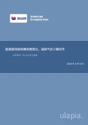 公用事业—电力天然气周报：新能源消纳保障政策推出，国际气价小幅回升