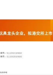 玩具行业:布鲁可集团,中国拼搭角色玩具龙头企业,拟港交所上市