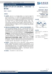 汽车行业点评报告:欧盟加征电动汽车关税落地,本地化建厂大势所趋