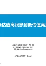 金融:从低估值高股息到低估值高贝塔