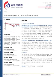 化工新材料行业周报：饲料添加剂价格上涨，电子化学品关注度提升