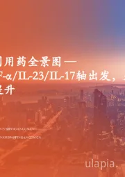 医药行业:银屑病生物制剂用药全景图—从发病机制TNF-α/IL-23/IL-17轴出发,生物制剂治疗银屑病占比逐步提升