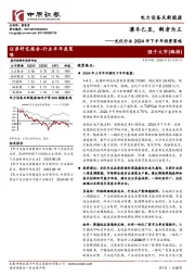 光伏行业2024年下半年投资策略:凛冬已至,剩者为王