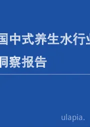 2024年中国中式养生水行业发展趋势洞察报告