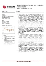基础化工行业简评报告：维生素价格延续上涨，湖北宜化2024上半年归母净利润预计同比高增