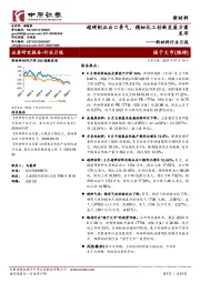 新材料行业月报:超硬制品出口景气:精细化工创新发展方案发布
