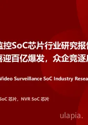2024年中国安防视频监控SoC芯片行业研究报告：安防SoC市场喜迎百亿爆发，众企竞逐后海思时代（摘要版）