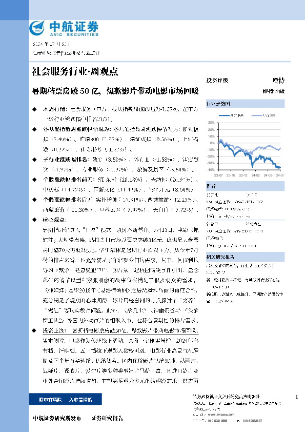 暑期档票房破50亿，爆款影片带动电影市场回暖