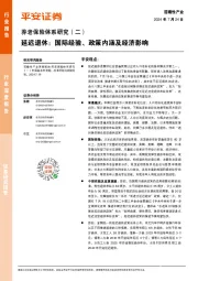 养老保险体系研究（二）：延迟退休：国际经验、政策内涵及经济影响