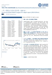 中国&中国&东南亚有色金属：一年一度镍业大典55页深度（2024版）