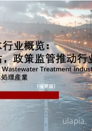 2024年中国工业污水行业概览:处理量被低估,政策监管推动行业发展