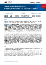 纺织服装海外跟踪系列四十六：阿迪达斯品牌二季度收入增长16%，上调全年收入与利润指引