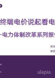 电力体制改革系列报告:从终端电价说起看电改