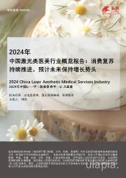 2024年中国激光类医美行业概览报告:消费复苏持续推进,预计未来保持增长势头
