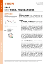 电力设备及新能源行业点评：SMA H1营收略降，大型逆变器业务表现较强
