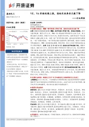 基础化工行业周报:VE、VA价格延续上涨,涤纶长丝库存天数下降