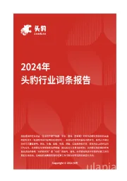 企业竞争图谱：2024年飞行汽车 头豹词条报告系列