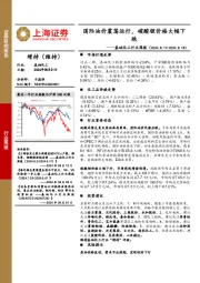 基础化工行业周报:国际油价震荡运行,碳酸锂价格大幅下跌