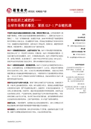 生物医药之减肥药:全球市场需求爆发,紧抓GLP-1产业链机遇