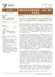 电力设备：储能电芯出货保持增长，头部厂商出货量领先