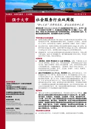 社会服务行业双周报：“IP+文旅”消费热度高，暑运返程高峰已至
