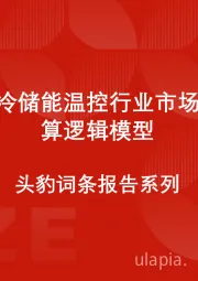中国液冷储能温控行业市场规模测算逻辑模型 头豹词条报告系列